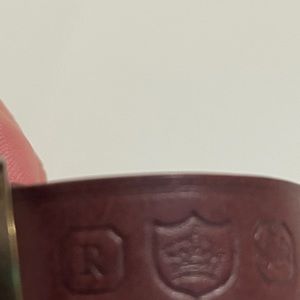 Stirrup leather bracelet